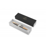 Parker IM Pioneers Collection Ballpoint Pen - Grey Arrow Gold Trim - Picture 2